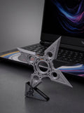 Akuryō Shuriken decorative with stand - Relic from Kensei Ōkoku